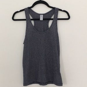 Like new blue stripe razor back tank